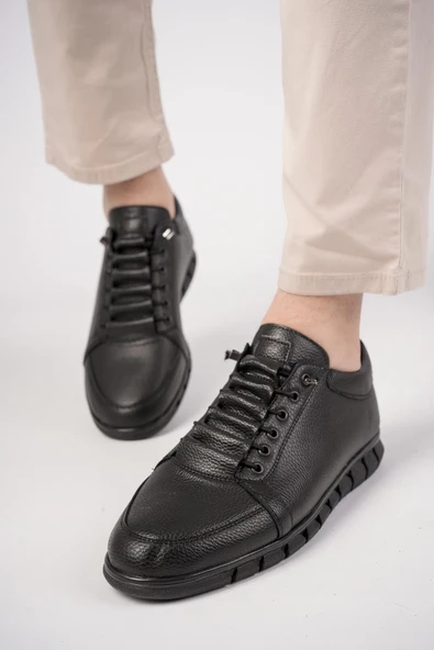Muggo Hunter Garantili Erkek Günlük Klasik Loafer Casual Rahat ve Yumuşak Ayakkabı  SİYAH 41