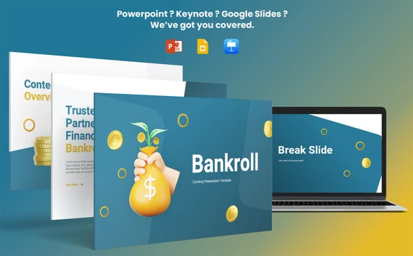 Bankroll - Currency Presentation Google Slides Teması - 3