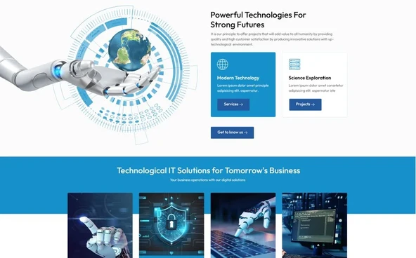Technip – Technology & IT Solution HTML&CSS Teması - 3