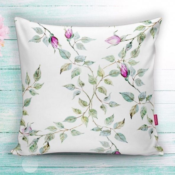 Mart Home Tomurcuk Kırlent Kılıfı