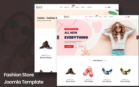 Fashion Store Joomla Teması - 1
