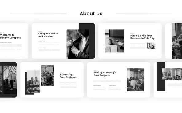 Minimy – Minimal Google Slides Teması - 4
