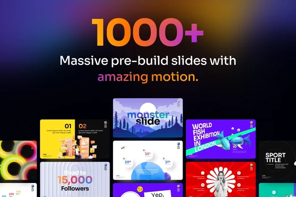 Monster Slides Premium Presentation Power Point Teması - 4