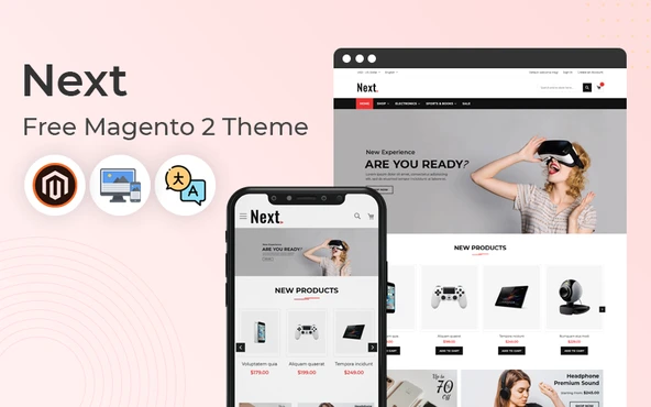 Next – Electronics Magento Teması - 1