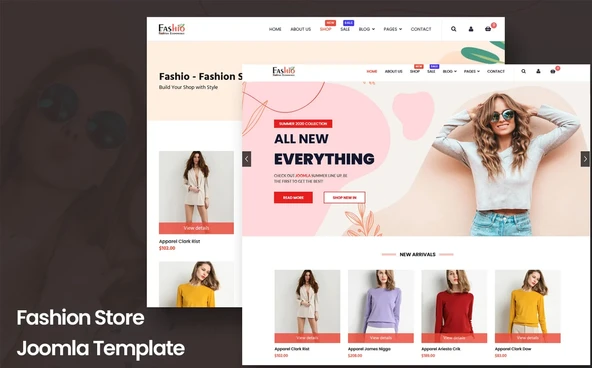 Fashion Store Joomla Teması - 3