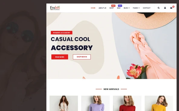 Fashion Store Joomla Teması - 2