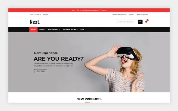 Next – Electronics Magento Teması - 3