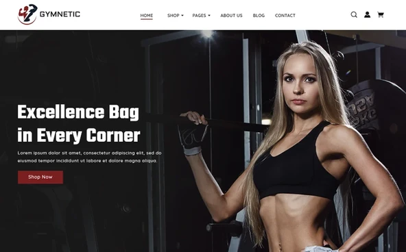 Gymnetic - Sports Shop OpenCard Teması - 2
