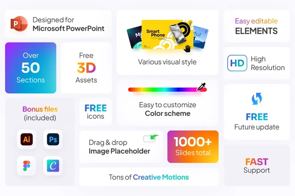 Monster Slides Premium Presentation Power Point Teması - 3