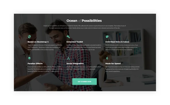 Starbis Multipurpose HTML&CSS Teması - 2