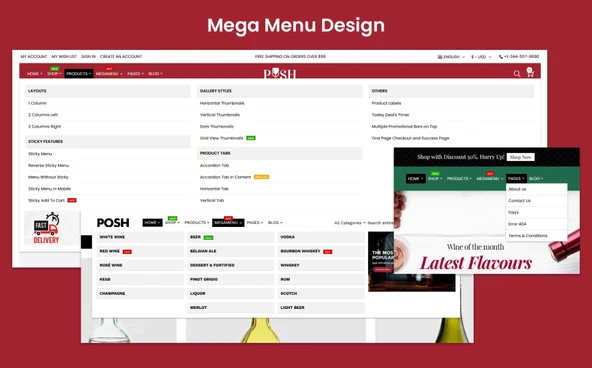 Wine - Beer Shop Magento Teması - 2