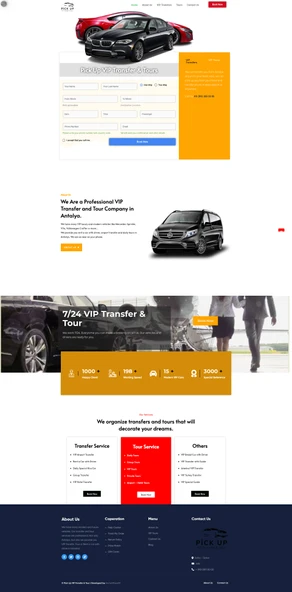 Pick Up VIP Transfer & Tour Wordpress Teması - 3