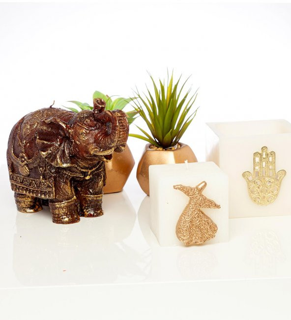 Fatimanın Eli Beyaz Mumluk - 2