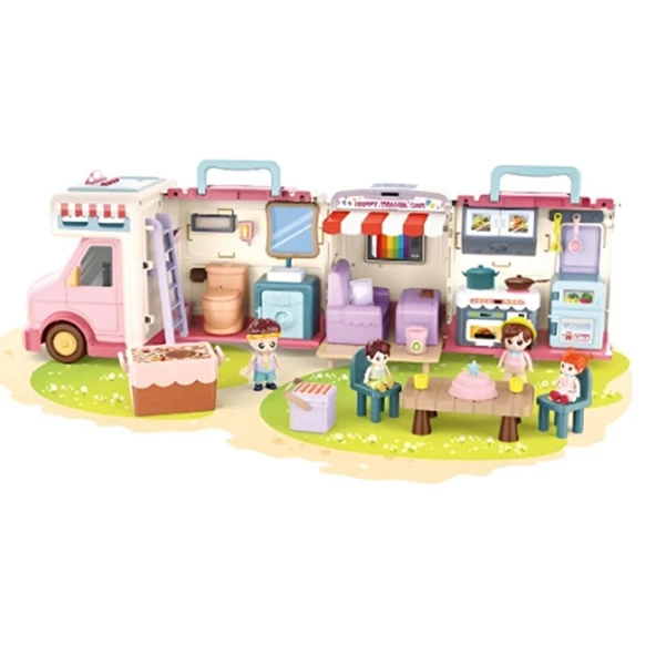 Sesli Aksesuarlı Açılıp-katlanabilir Karavan - 3