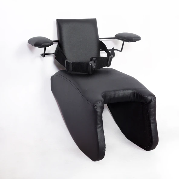 Honda FORZA Motosiklet Çocuk Koltuğu,Emniyet Kemerli, Siyah Deri, Kollu, 4-8 Yaş Arası, Hediyeli - 4