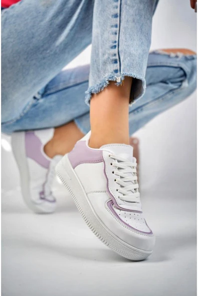Muggo MGSVT22 Kadın Sneaker Ayakkabı  LİLA 39