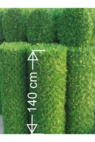 bauprofis Çim Çit - Uzun Ömürlü Paslanmaz - Her Boyutta Üretim- Yeşil Bahçe Çiti 100 cm x 140cm