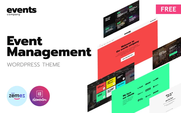 Events Company - Modern Event Landing Page Platform Wordpress Teması