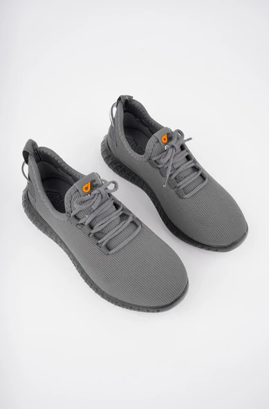 Muggo YUKON Unisex Ortopedik Günlük Garantili Yürüyüş Koşu Sneaker Spor Ayakkabı  FÜME 42 - 6