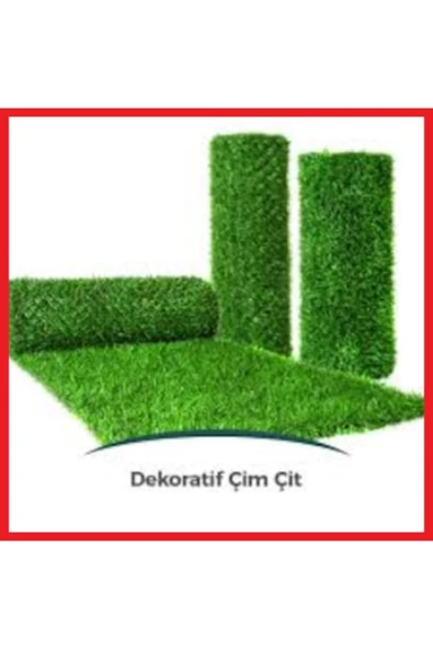bauprofis Dekoratif Çim Çit 100x10 Metre Dekoratih Bahçe Çim Çit