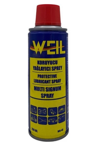 Weil Wg-40 Çok Amaçlı Koruyucu Yağlayıcı Bakım Spreyi 200ml