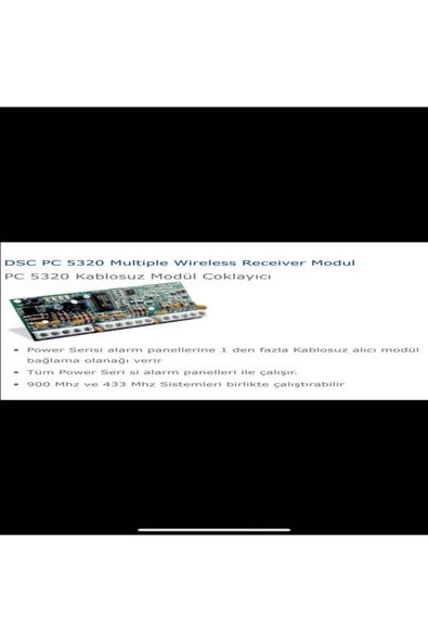 DSC PC 5320 WLS Receiver Çoklayıcı - 2