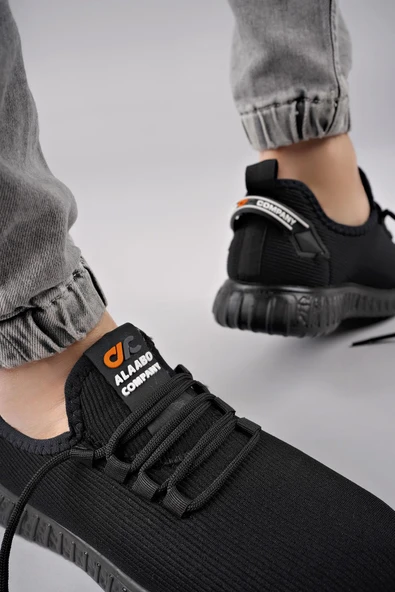 Muggo YUKON Unisex Ortopedik Günlük Garantili Yürüyüş Koşu Sneaker Spor Ayakkabı  SİYAH 36 - 7