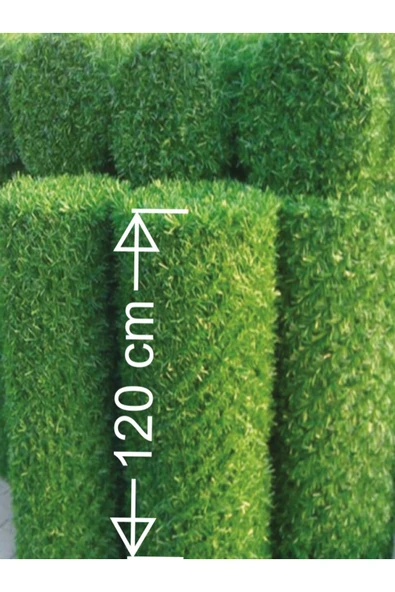 bauprofis Çim Çit - Uzun Ömürlü Paslanmaz - Her Boyutta Üretim- Yeşil Bahçe Çiti 100 cm x 120cm