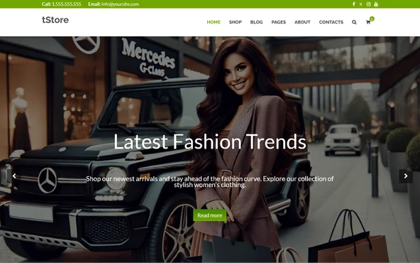 tStore - Fashion WooCommerce Teması - 1