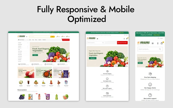 Frisors - Grocery & Organic Food Store Elementor WooCommerce Teması - 3