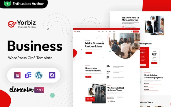Yorbiz - Business Multipurpose Wordpress Teması - 1