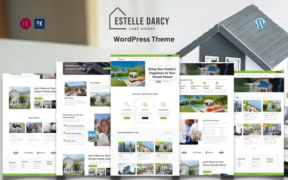 Estelle Darcy - Real Estate & Agent Wordpress Teması