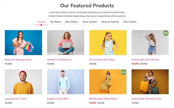 Haine - Free eCommerce Shop for Fashion, Clothing, and Online Store WooCommerce Teması - 3