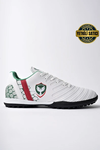 Amed Spor NEAR Unisex Halı Saha Çim Saha Futbol Ayakkabısı  BEYAZ 39