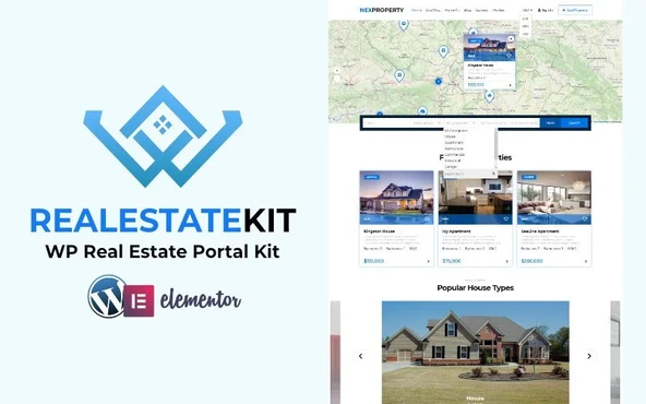 Real Estate Directory Kit Wordpress Teması - 1