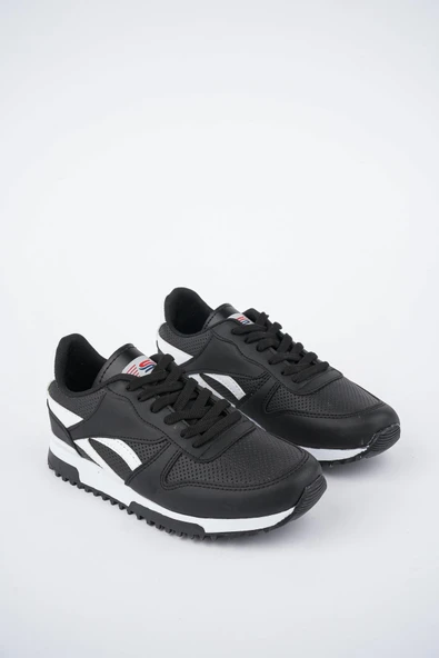 Muggo MGPARKER Unisex Günlük Garantili Yürüyüş Koşu Sneaker Spor Ayakkabı  SİYAH 40 - 4