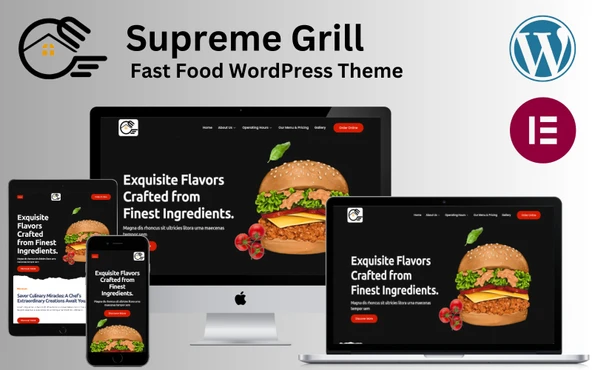 Supreme Grill - Fast Food Wordpress Teması