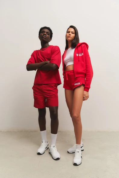 Muggo  BLAKE Unisex Ortopedik Günlük Garantili Yürüyüş Koşu Sneaker Spor Ayakkabı  BEYAZ - SİYAH 43