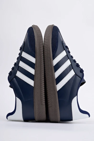 Muggo JABBAR Unisex Ortopedik Günlük Garantili Bağcıklı Yürüyüş Koşu Sneaker Spor Ayakkabı  LACİVERT 43 - 8