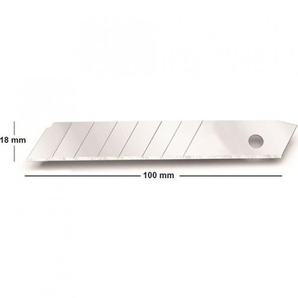 Sonax Maket Bıçağı Yedeği 100lü 18 mm