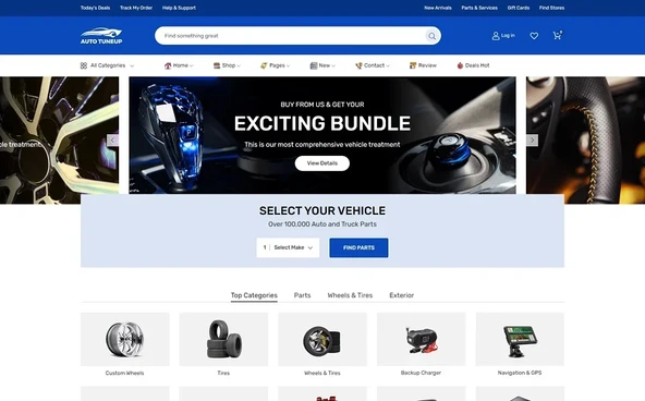 TuneUp - Auto Parts WooCommerce WordPress Teması - 3