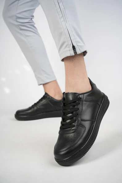 Muggo SVT01 Unisex  Sneaker Ayakkabı  SİYAH 44 - 4