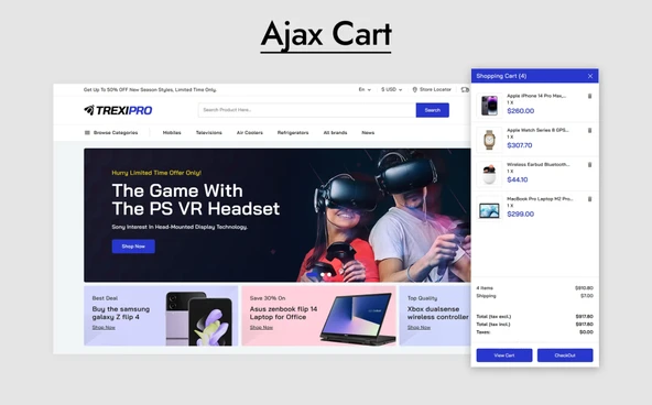 Trexipro - Electronics and Mega Store PrestaShop Teması - 2