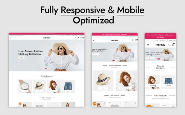 Fashexo - Fashion and Clothes Store PrestaShop Teması - 3