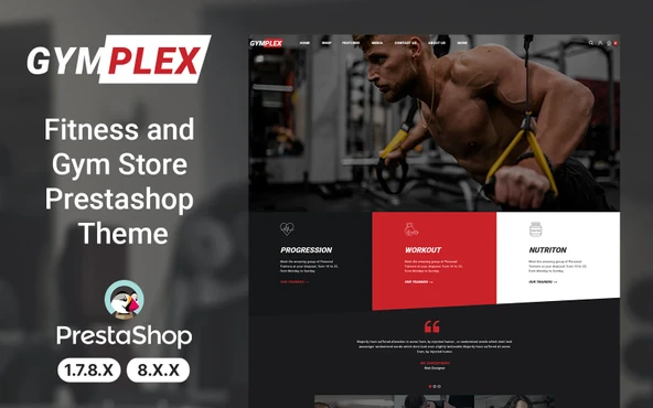 Gymplex - Gym, Fitness and Sports PrestaShop Teması