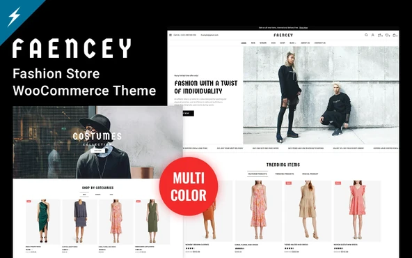 Faencey - Fashion & Clothing Store WooCommerce Teması - 1