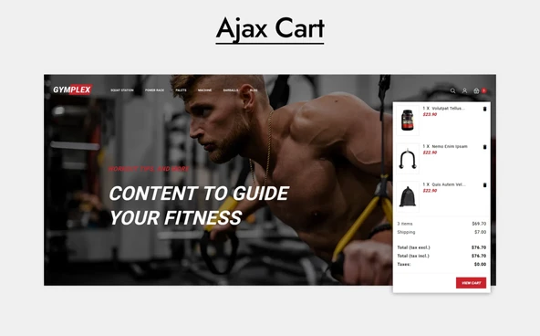 Gymplex - Gym, Fitness and Sports PrestaShop Teması - Resim 2