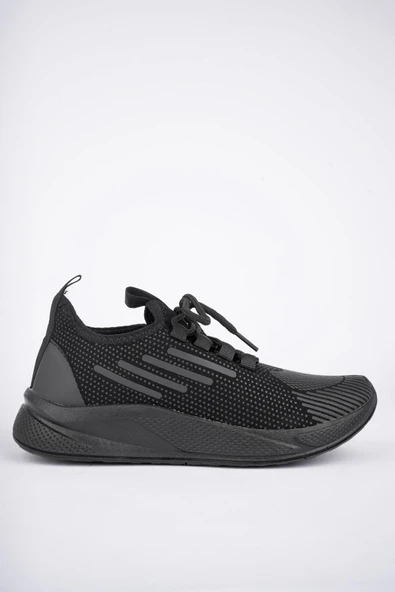 Muggo SCARPA Unisex Ortopedik Günlük Garantili Yürüyüş Koşu Sneaker Spor Ayakkabı   SİYAH 44