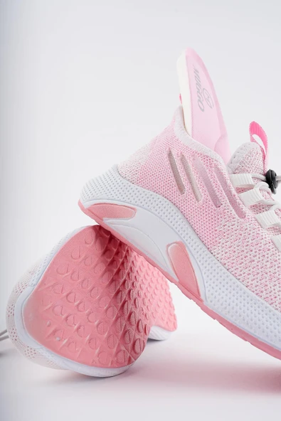 Muggo JETSON Günlük Unisex Çocuk Garantili Bağcıklı Rahat Sneaker Spor Ayakkabı  PUDRA 35 - 7