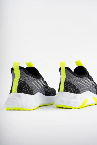 Muggo JETSON Günlük Unisex Çocuk Garantili Bağcıklı Rahat Sneaker Spor Ayakkabı  YEŞİL 28 - 6